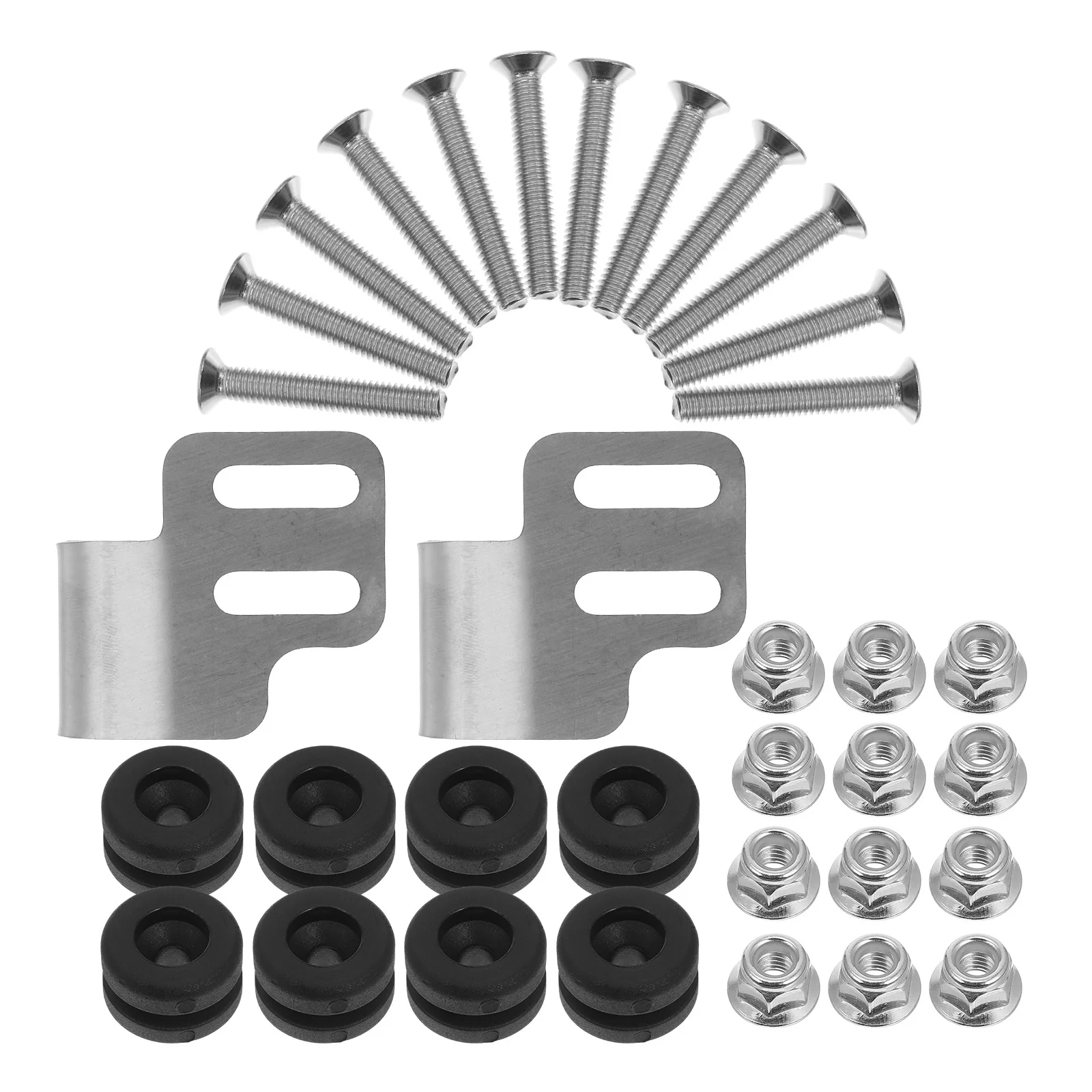 

1Set Motorcycle Trunk Mount Bracket Kit Heavy Duty Hardware for Top Box Installation Easy Fit for Multiple Bike Models