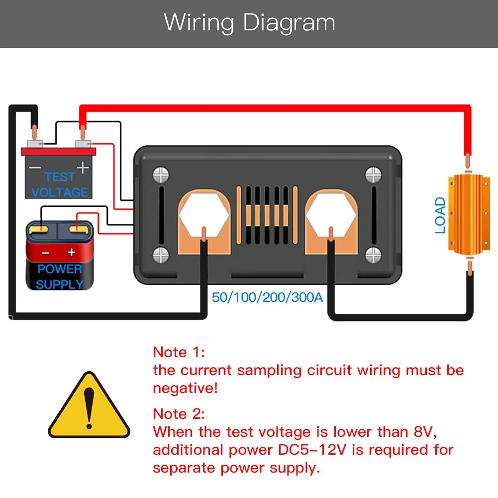 Imagem -06 - Volt Amp Medidor de Energia Solar Kwh Multi Wattímetro Painel dc Lcd Voltímetro Amperímetro Digital Watt Medidor de Energia Pzem025 100a