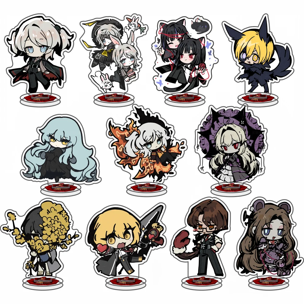

Game Limbus Company Acrylic Stand keychains Yi Sang Faust Don Quixote Heathcliff Ryōshū Collection Figure Display fans gifts