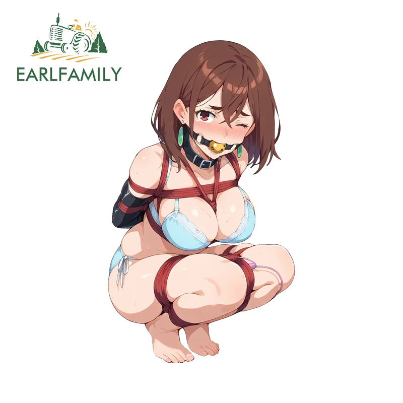 EARLFAMILY مومو Ayase عبودية ملصقات السيارات هنتاي أنيمي فتاة الكتابة على الجدران قافلة الشارات الإبداعية باب السيارة حامي سباق الانجراف #1