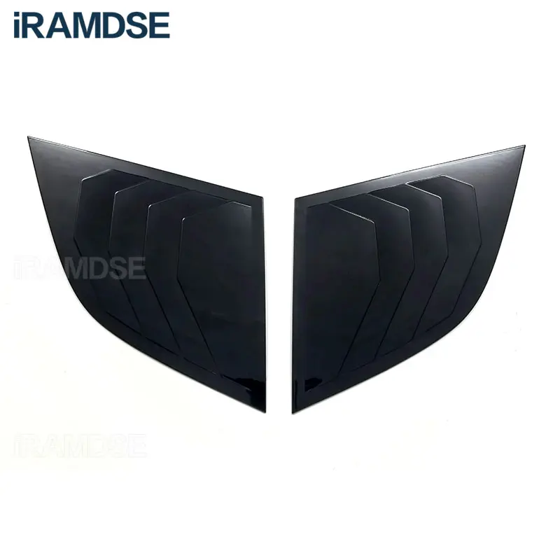 Quarter Side Window Louver for Volkswagen ID6 Scoop Cover Vent Carbon Surface ID.6 Spoiler 2021-2024 Decorative Accessories