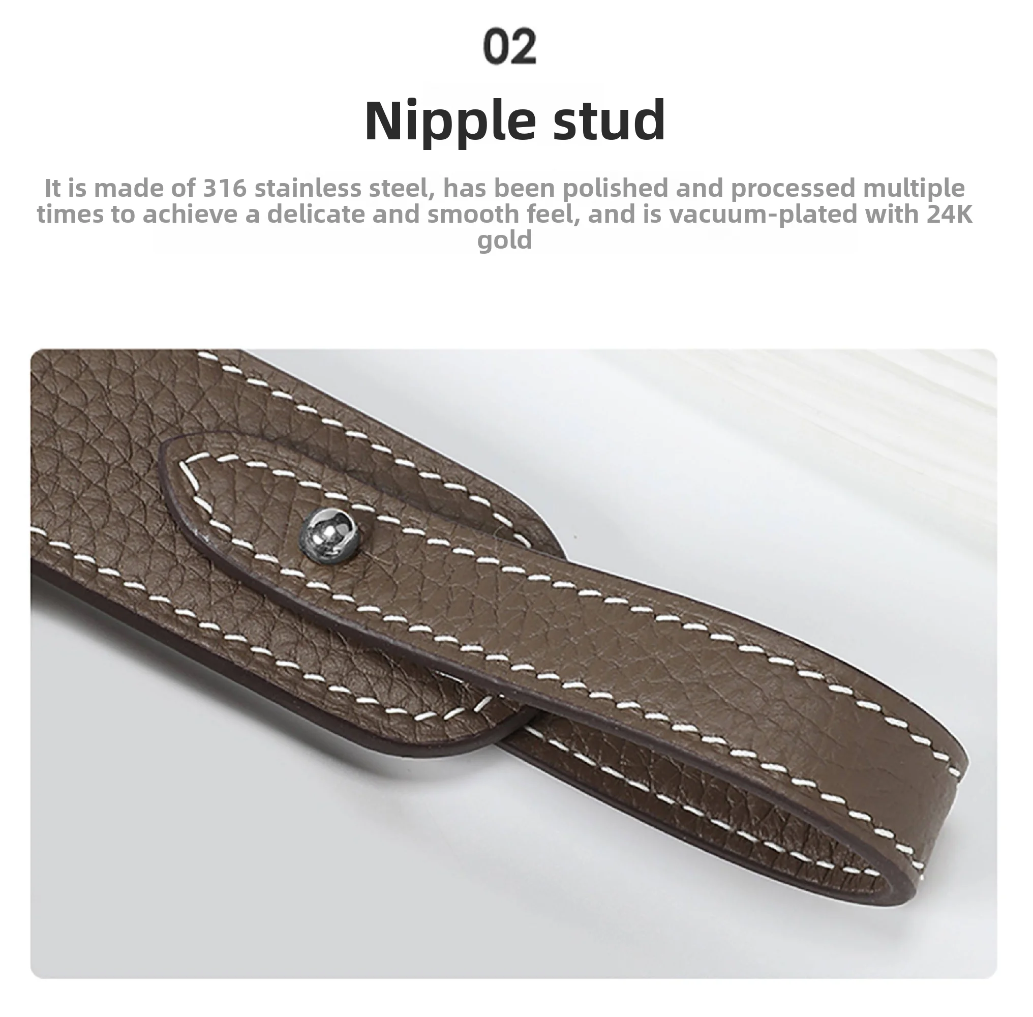 Top Layer Cowhide Wide Shoulder Strap For Picotin Bag, Replacement Crossbody Bag Strap, Handbag Accessories