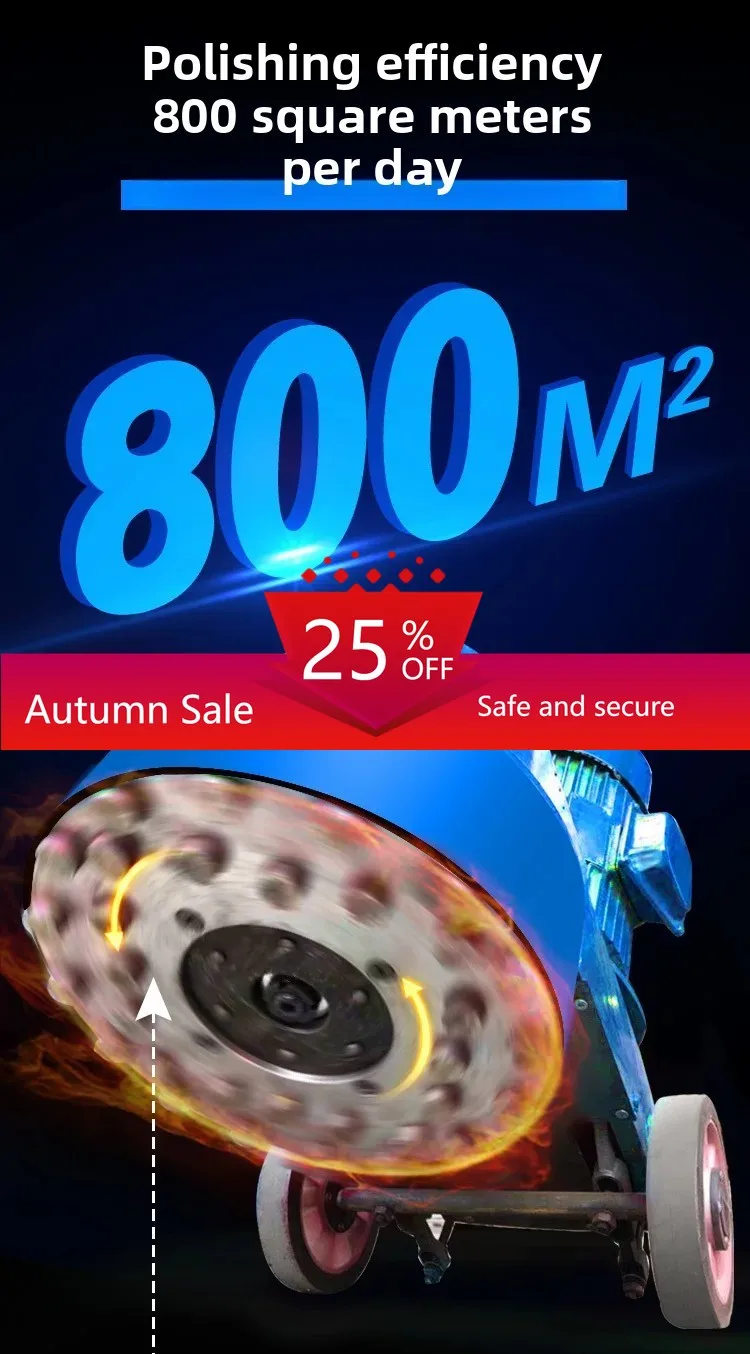 

Small Household Terrazzo Diamond Grinding Machine 250 Concrete Cement Floor Grinding and Polishing Machine home decor