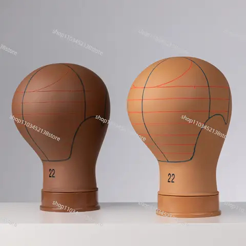Cabeza de Maniquí de PVC para Pelucas, Lienzo de Corcho, para Exhibición, 22 23 Pulgadas