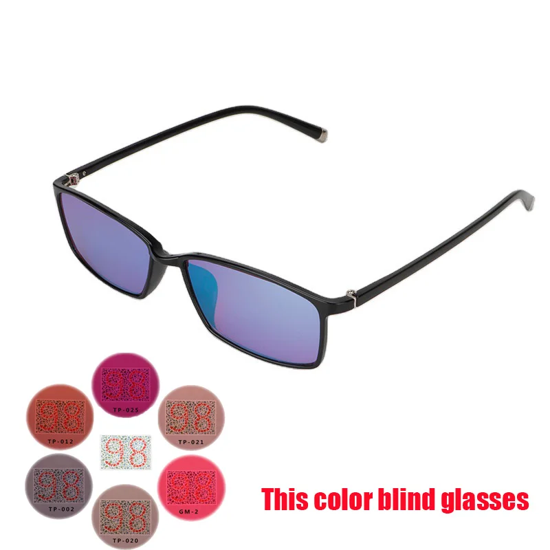 Correction Color-blindness Glasses Men Color Vision Physical Examination Red Green Colorblind Lentes Discrimination Test