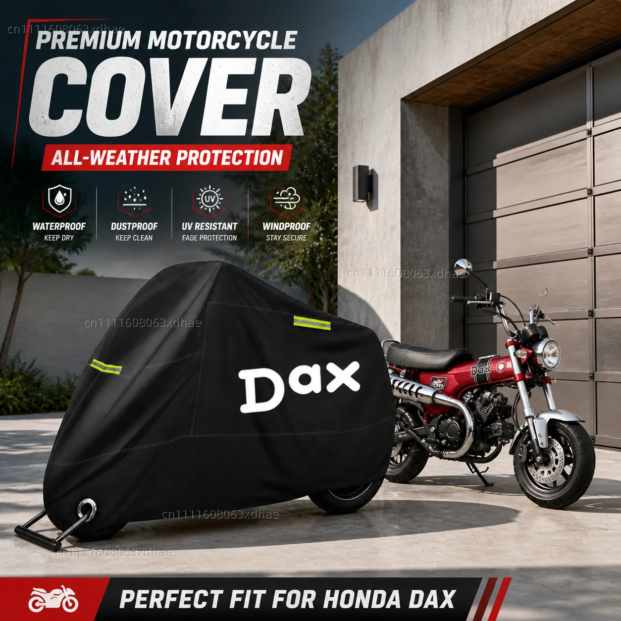 Funda para motocicleta para todas las estaciones, resistente a la lluvia, a prueba de polvo, protección UV, tela Oxford 190T para HONDA DAX125 ST125 ST 125 2022-2026 DAX