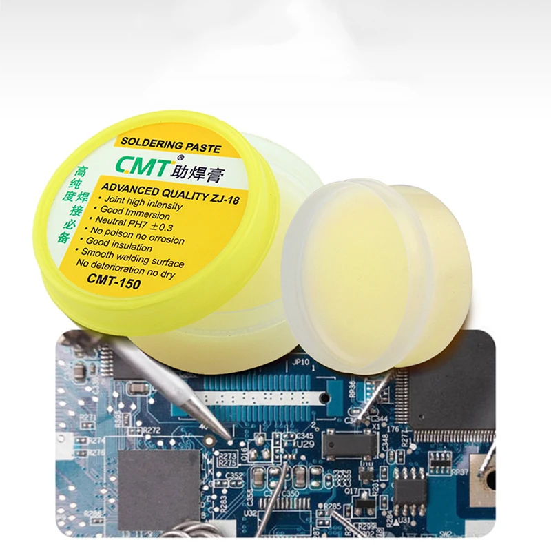 NEW CMT ZJ-18 50g 80g  Yellow paste Advance Quality Solder Flux Soldering Paste High Intensity Free Rosin Paste Welding Gel