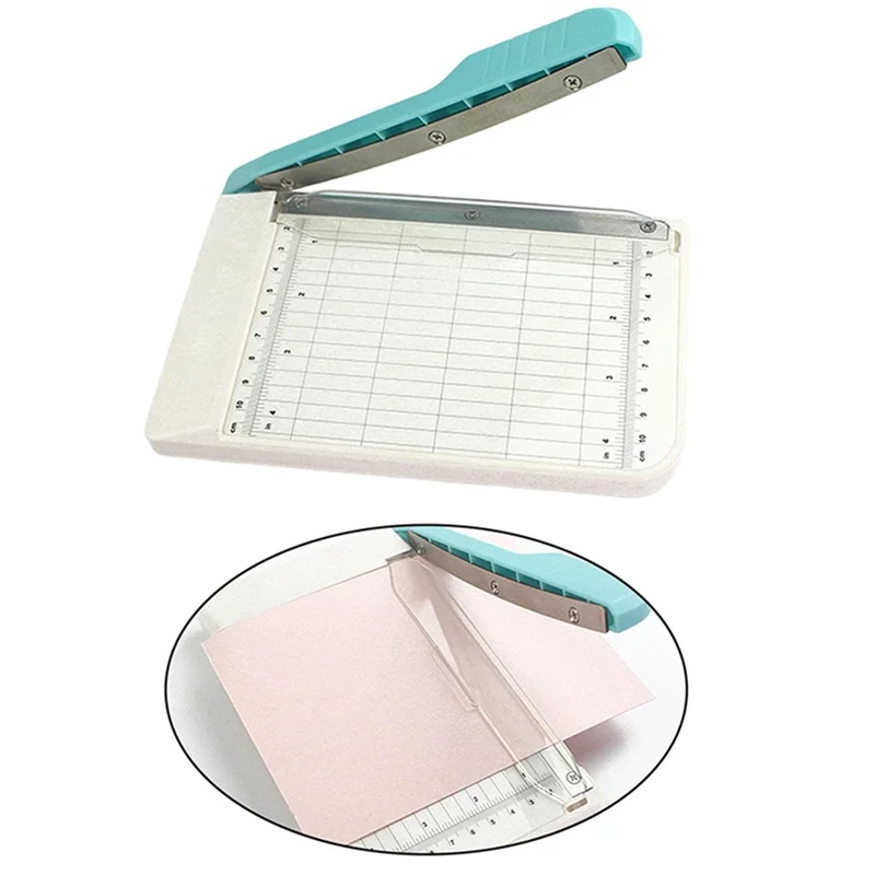 آلة قطع الصور HJ قطعة واحدة من قطع الورق 4X6in، لوازم مكتبية غير قابلة للانزلاق لمشاريع الحرف اليدوية لبطاقات الملصقات