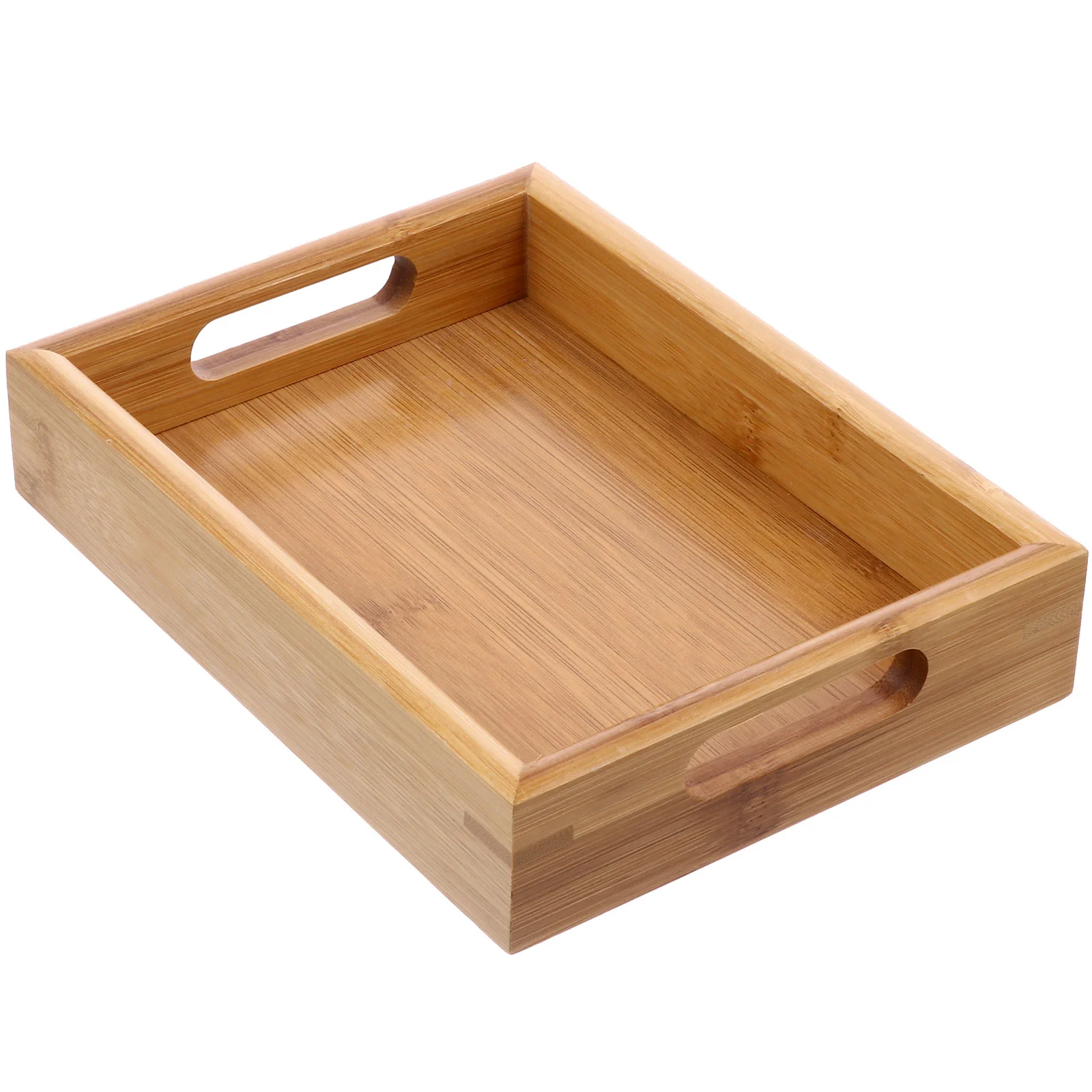 Tray Practical Rectangular Dessert Severing Food Hotel Coffee Storage Bamboo Tableware