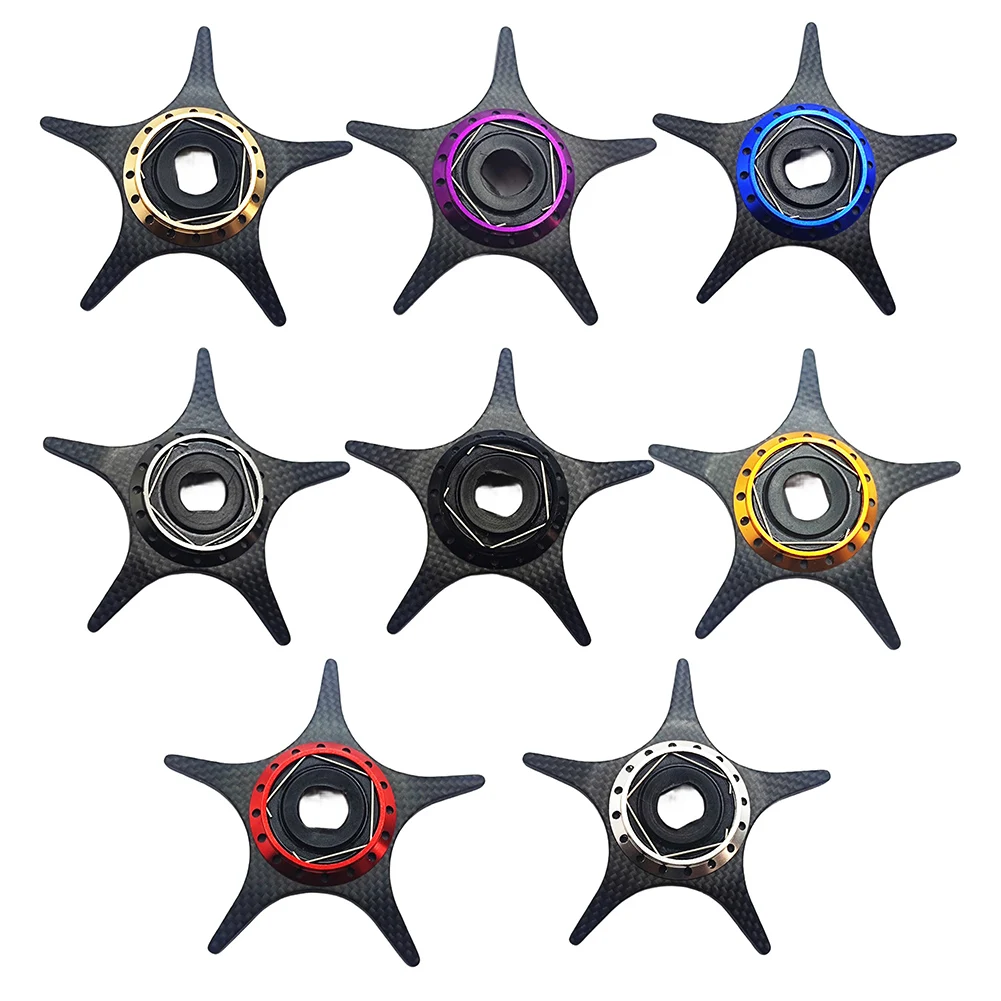 Botão de Freio Estrela em Fibra de Carbono 56mm com Som Integrado para Daiwa Steez Tatula Zillion Alphas Peças de Carretilha de Pesca