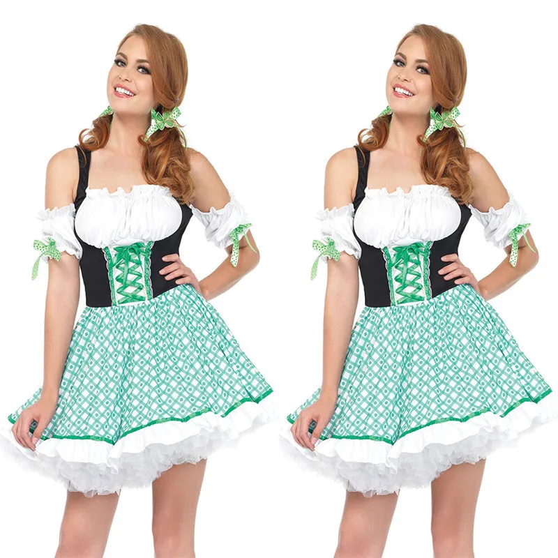 

New een Beer Girl loween Costume a Maid Outfit Stage Performance Women's Dr Summer 209 Ladies Faion