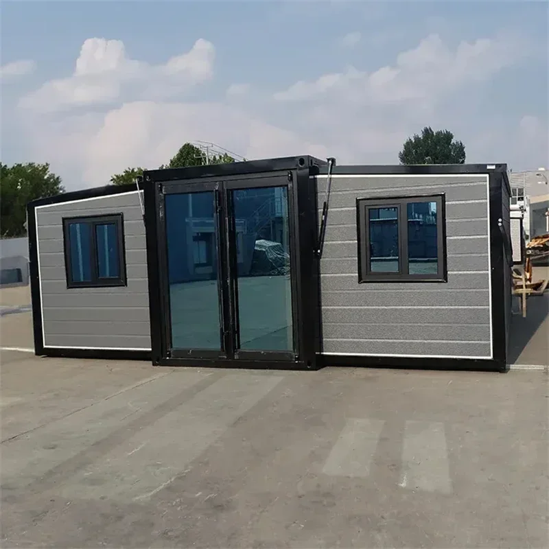 Factory Price Expandable Container House Warehouse barn 2 3 4 Bedrooms Prefab Tiny Homes Garden Rooms Prefabricated Folding Room