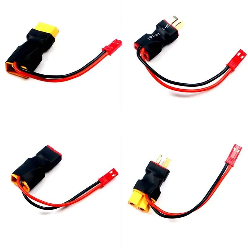 XT60 T Plug Male to Female JST Female In-line Power Adapter For RC Battery Lipo Model Plug Connector Accessory High Quality 1pcs