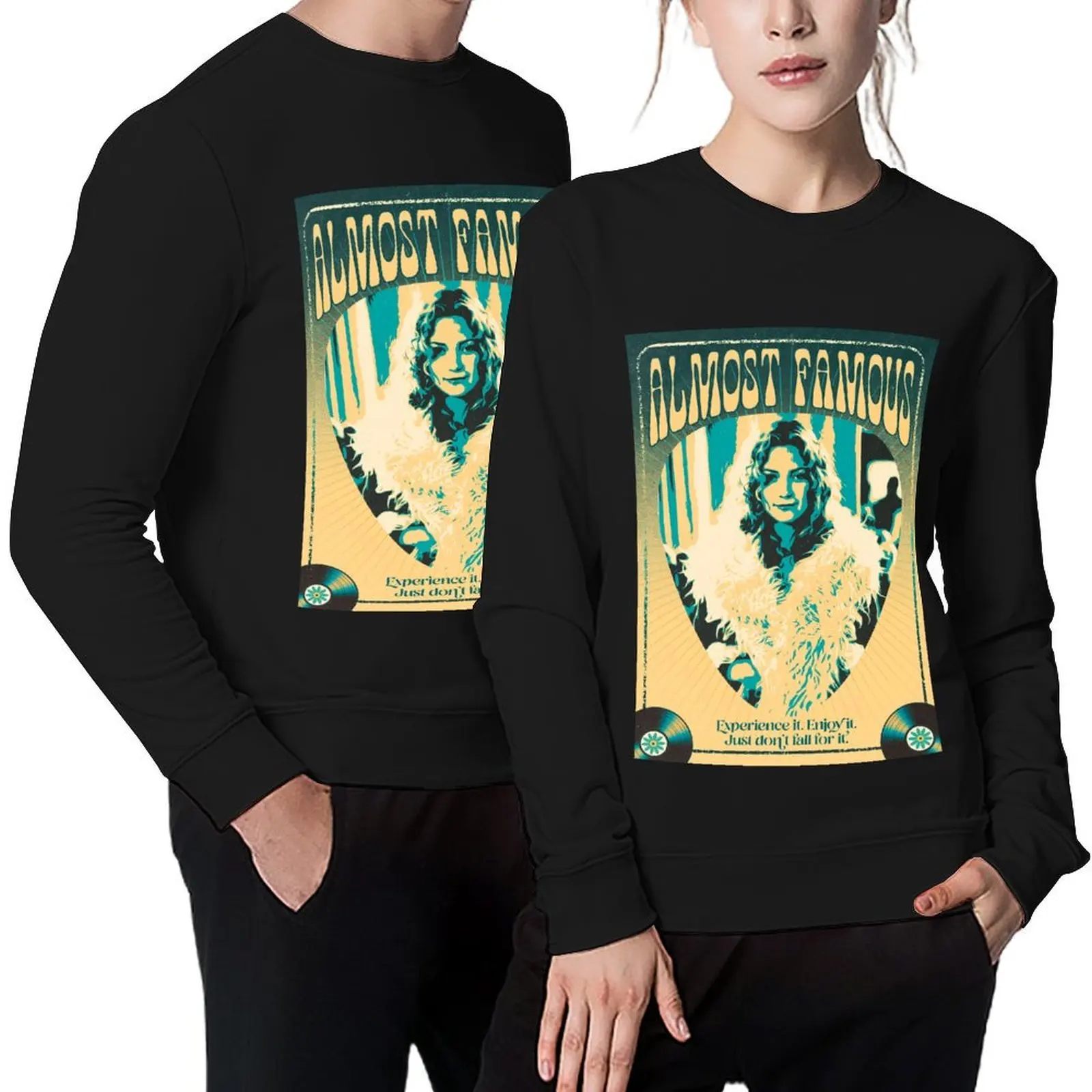 

Almost Famous retro-style poster Pullover mens clothing men's winter sweater autumn men clothing new sweatshirts
