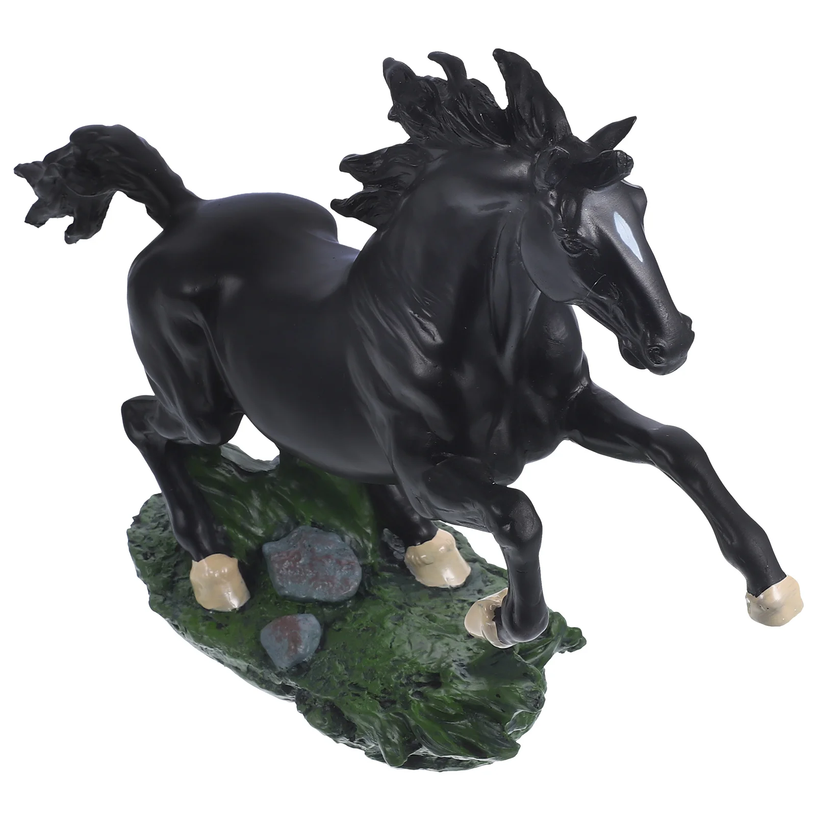 

Фигурка лошади, украшение для стола из смолы, офисное нить, настольная скульптура, декор для спальни, гостиной, кабинета, крыльца