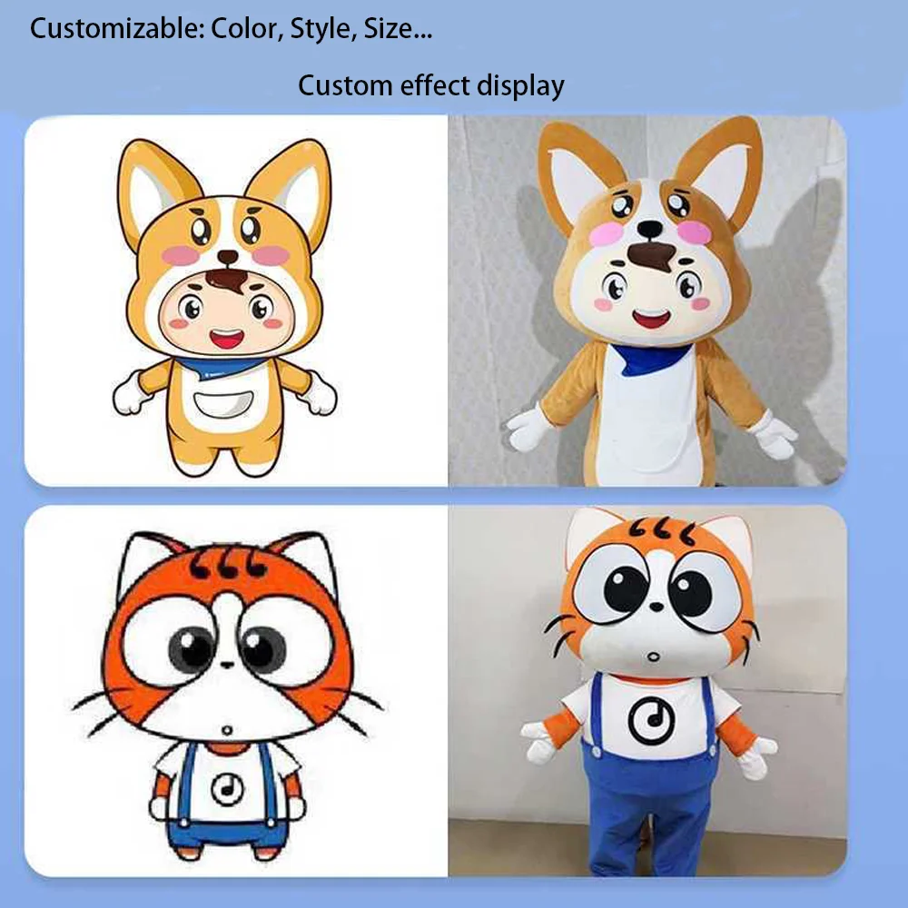 Fly Yu Customizable Mascot Costume Multiple Sizes Cartoons Anime Custom-made Costumes for Performance