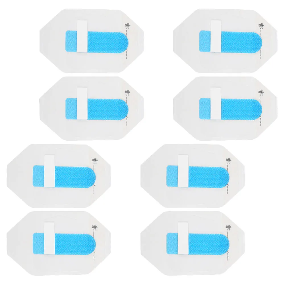 8Pcs Adhesive Catheter Fixation Tapes Breathable Soft Stabilizing Decal for Patient Daily Use No Pull Out No Skin Irritation