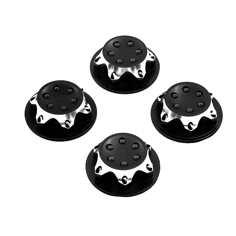 4pc/lot Aluminium Wheel Hub Cover Antidust Cover 17mm HEX Nut For RC 1:8 Model Car Anti-skid Wheel Cover