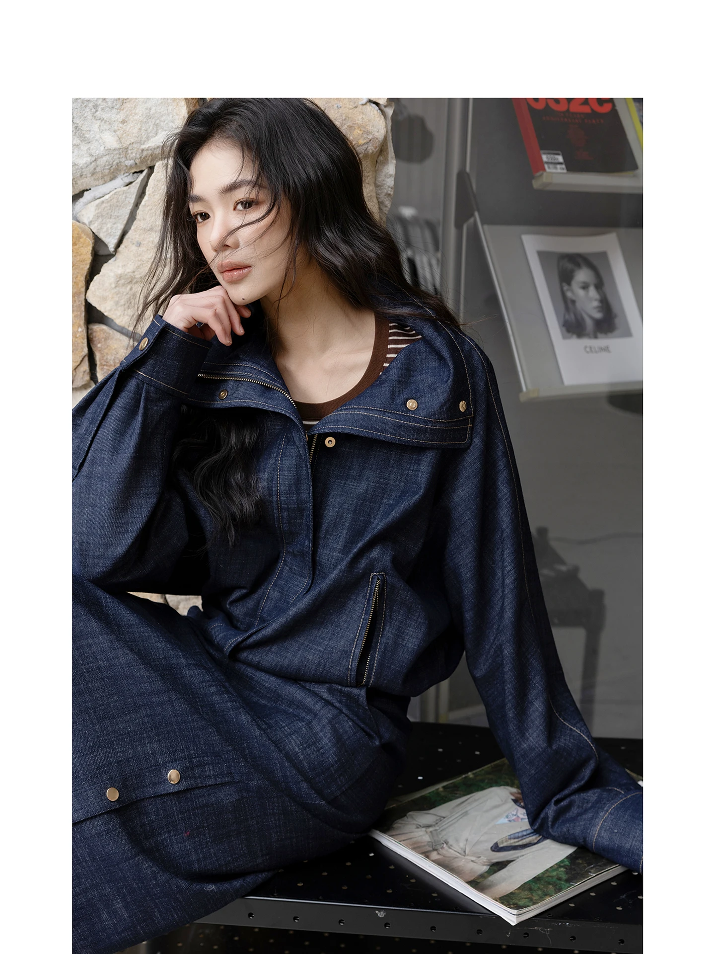 

Glorious Ci f Skirt Set Women's New 2026 Spring Anti-Aging Skirt Heavy Embroidery Jaet Casual Sle Long Sve