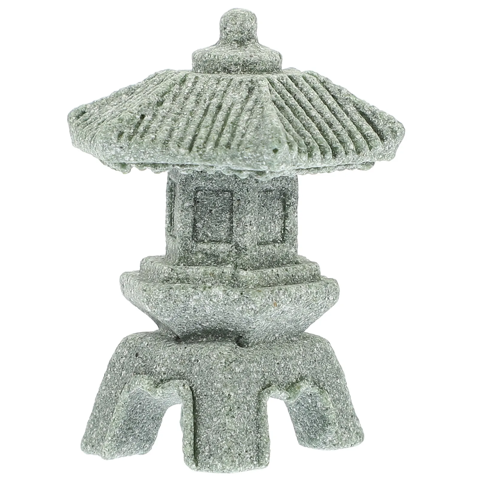 

Mini Pagoda Statue Stone Lantern Vintage Design for Fish Tank Bonsai Micro Landscape Garden Decoration Pagoda Statue