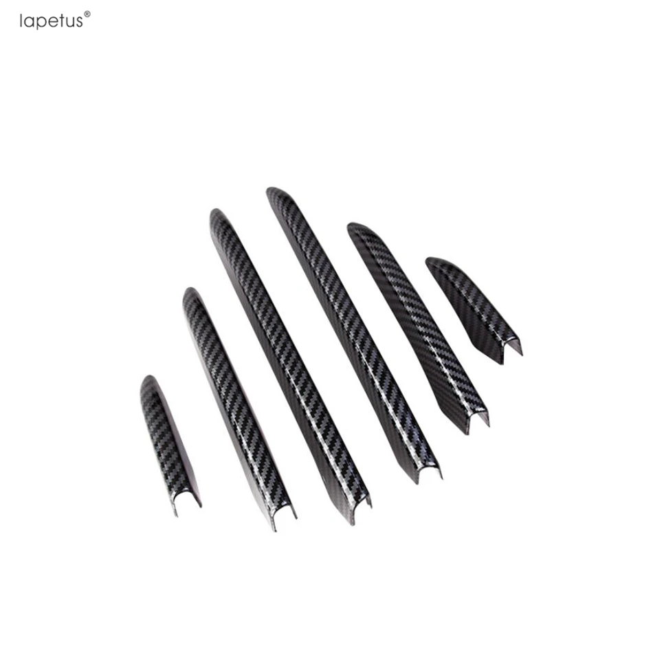 

Front Fog Light Lamp Eyebrow Strip / Door Handle Bowl Cover Trim Carbon Fiber Accessories For VW Volkswagen ID.4 ID4 2021 - 2025