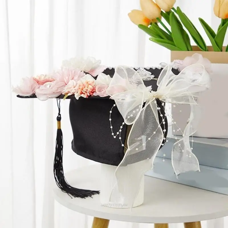 X5XA Graduation Hat Photography Student Graduation Hat for Graduation Ceremony