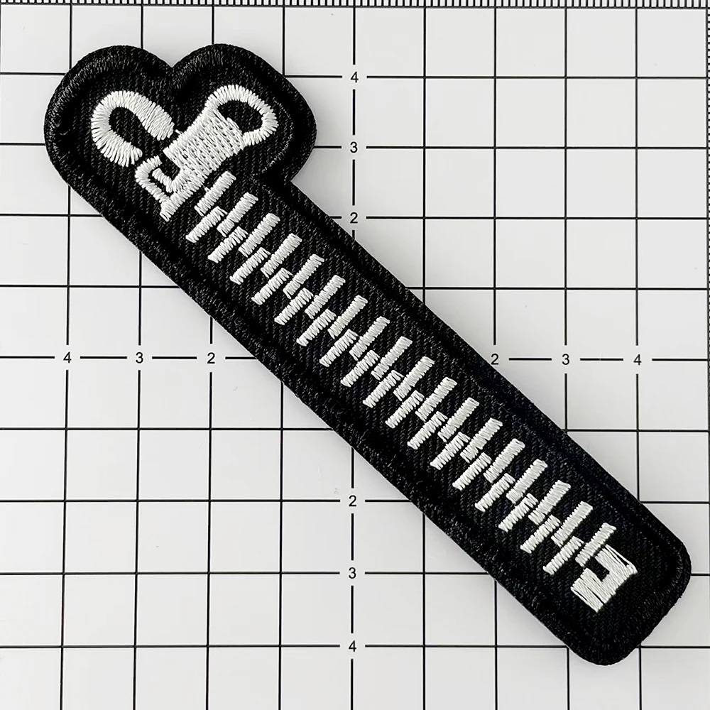 

Black Zipperi Cloth Badges Mend Decorate Patch Jeans Bag Clothes Apparel Sewing Decoration Applique Patches