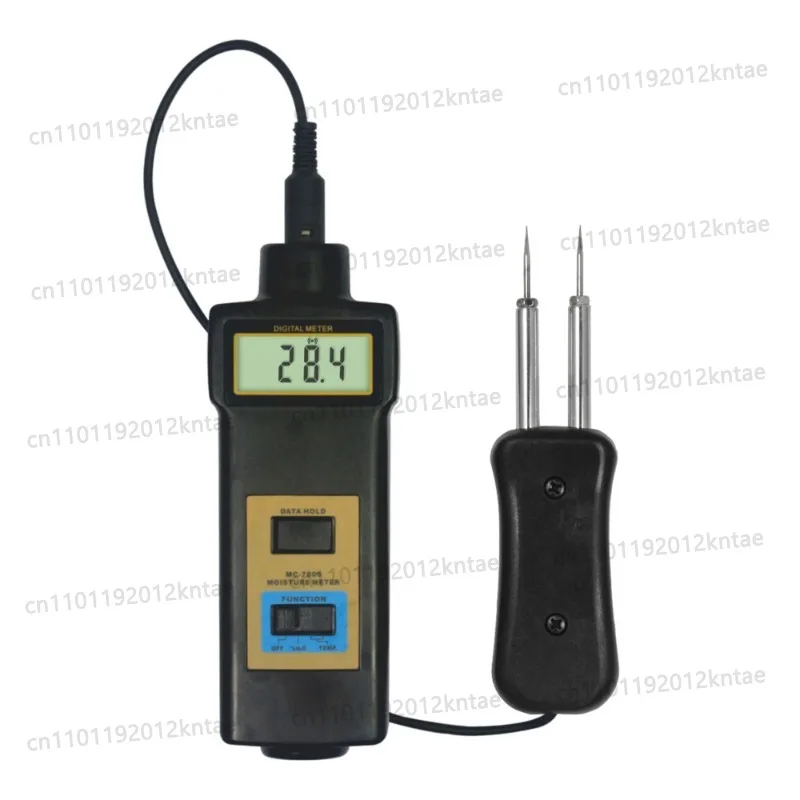 Mc-7806 moisture meter - measures moisture content with digital display, parallax-free wood moisture tester
