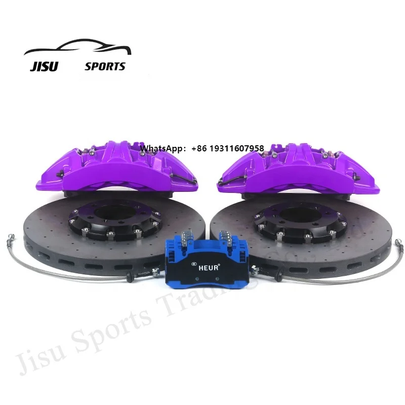 Wholesale 6 Piston Brake Calipers Car Brake Kit with Carbon Ceramic Brake Disc Rotor Set for Zeekr Lada Granta Niva Becta