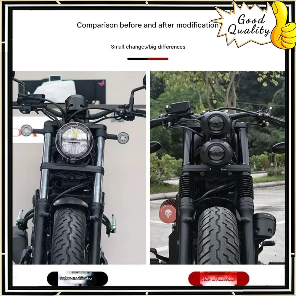 

For HONDA Rebel 300 500 CM300 500 front shock absorber cover original upper and lower shock absorber rubber cover dust cover