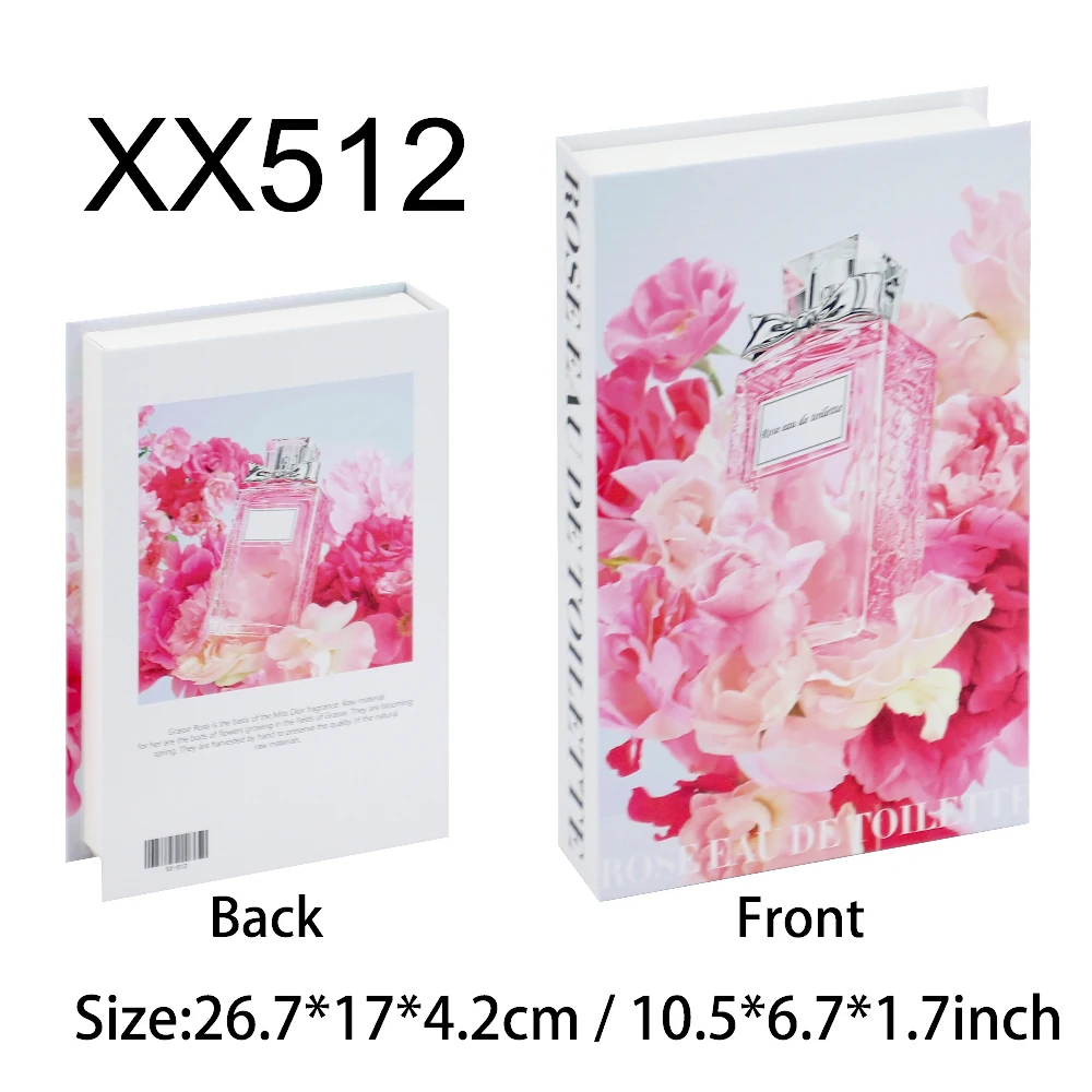 Open Luxury Fashion Decorative Fake Book Simulation Book Box Photography Coffee Table Model Room Hotel Villa Home Decor Ornament