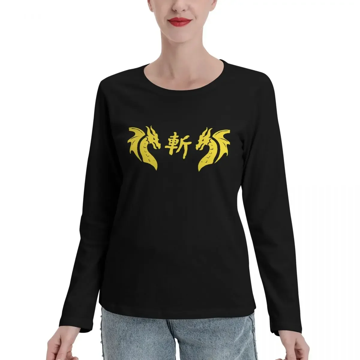 Ninja Brian (Current) Long Sleeve T-Shirts black t shirts shirts graphic tees graphic t-shirts for Women