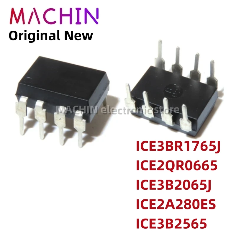 1pcs ICE3BR1765J ICE2QR0665 ICE3B2065J ICE2A280ES ICE3B2565 DIP-8 Power Management Chip DIP8