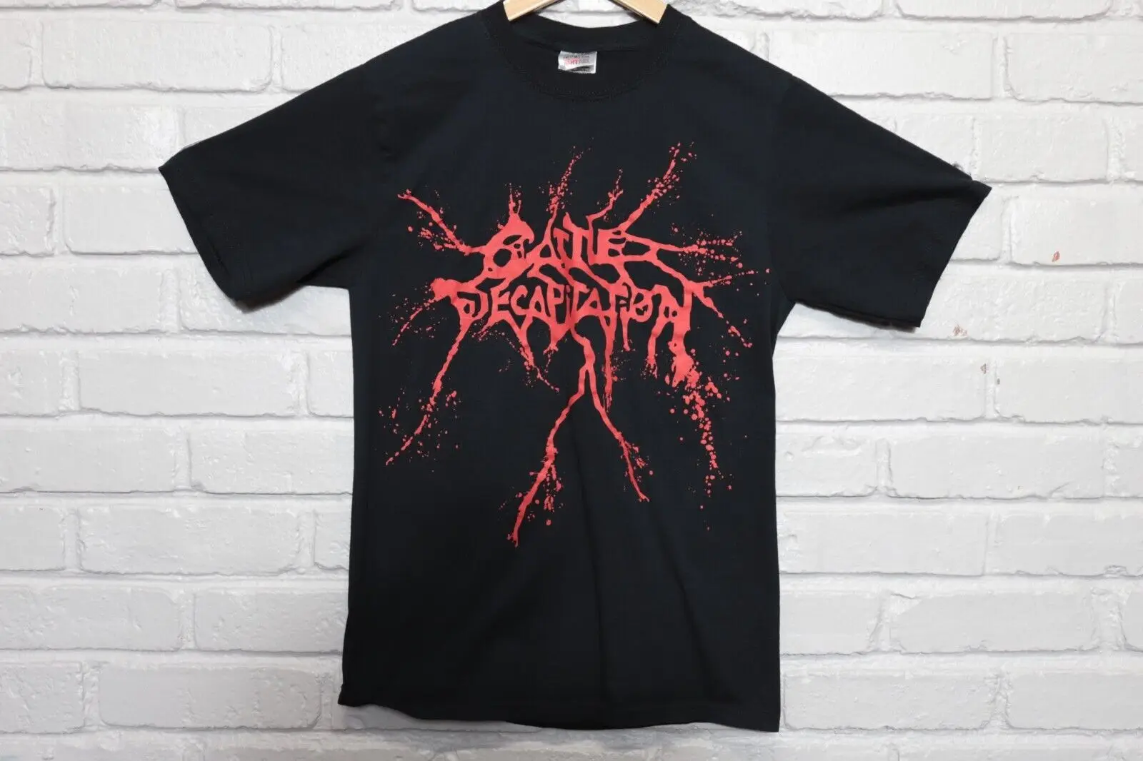 2010S Cattle Decapitation Logo Tee Shirt Size Small