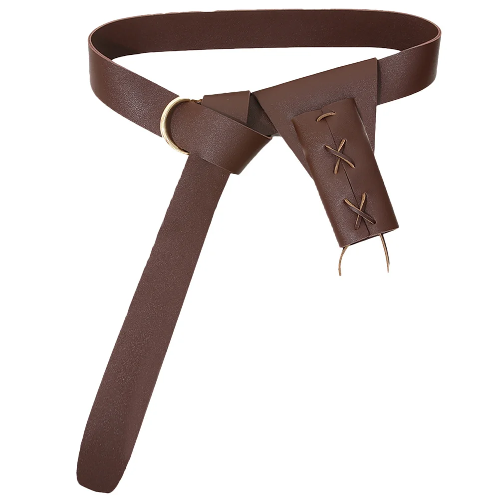 1 conjunto de cinto de espada e combinação de sapo, fivela de metal forte, design para cosplay, equipamento de montagem medieval