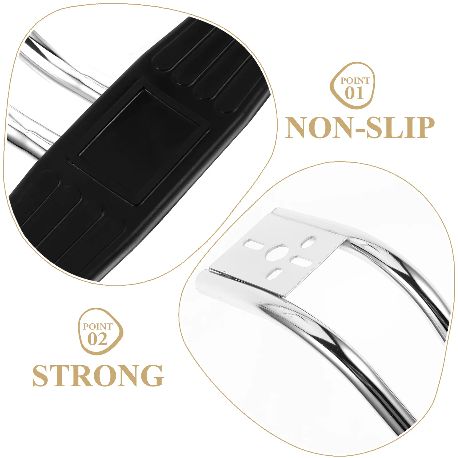 

Сменная подставка для ног для салона, толстая противоскользящая конструкция для парикмахерских, эргономичная поддержка, универсальная подставка для ног, парикмахерское кресло