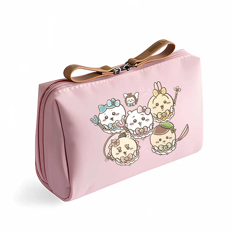 Chiikawas Makeup Bag Cute Cartoon Anime Exquisite Travel Clutch Cosmetic HandBags Women Portable Mini Zipper Pouch Birthday Gift view 6