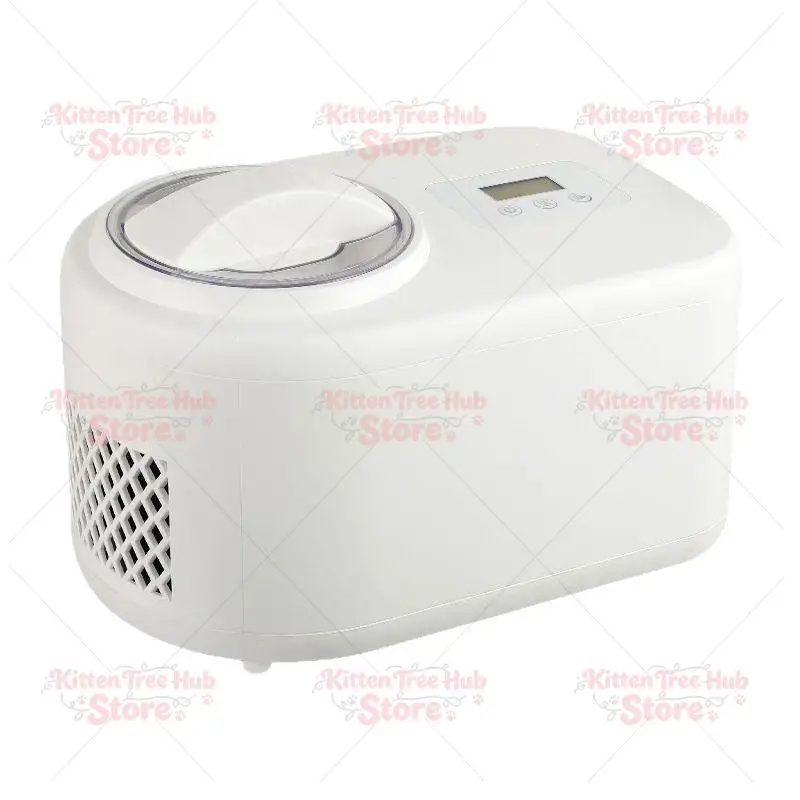 Ice Cream Machine for Household Small Automatic Self-Cooling Cone Ice Cream Maker