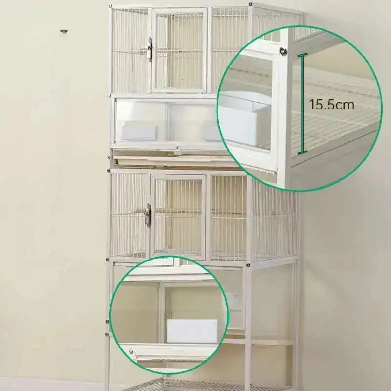 

Feeder Aviary Chicken Toys Bird Cage Accessories Hut Courtyard Habitat Bird Cage Carrier Jaula Decorativa Pet Products RR50BC