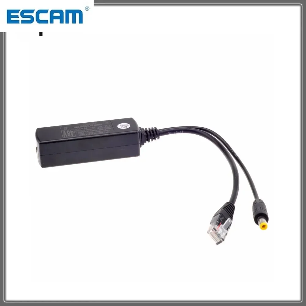 POE Switch IEEE802.3af 48V مدخل 12V مخرج 15.4W POE Splitter 100meters POE كاميرا nvr بدون محول الطاقة #2