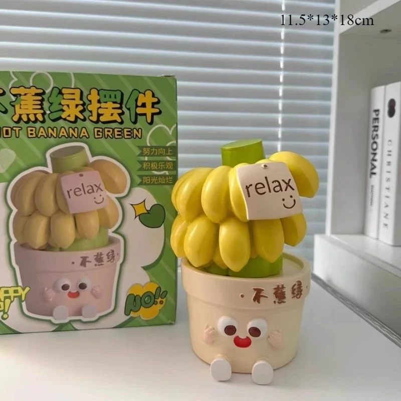 

Qingsong Wealth Plant Office Computer Desktop Model Toy Ornaments Healing and Stress Relief Decoration Birthday Gift