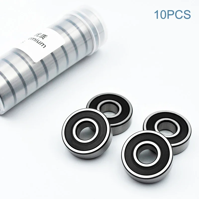 10pcs 6200 2RS ZZ 10*30*9mm ABEC 5 6200ZZ DDU 2Z Inner Diameter 10mm Chrome Steel Deep Groove Ball Bearings