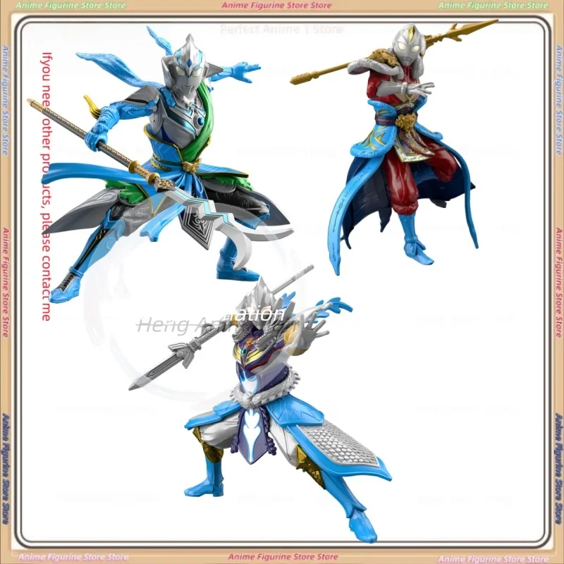 

Bandai Ultraman Heroes Series: Battle Robe Dyna Zhao Yun, Fengma Zhang Fei, Belial Serro, сборная модель, фигурка, коллекционная модель