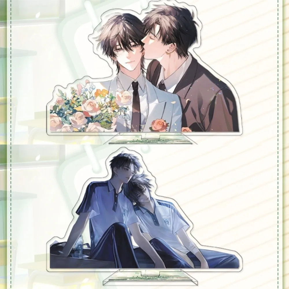 Wait for Me After School Anime Novel Acrylic Standing Sign Cartoon Anime Character Model Plaque Pendant Decoration Accessories