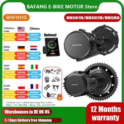 BAFANG Mid Drive Motor 1000W 750W 250W Electric Bike Conversion Kit BBSHD BBS02B BBS01B Ebike Central Bicycle Engine