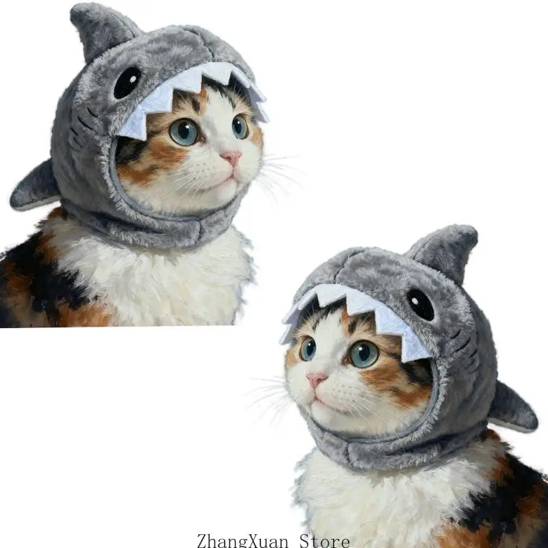 Cartoon Katzen Maske Kopfbedeckung Komfort Kopf Zubehör für Feier 3XUF – Detail 8