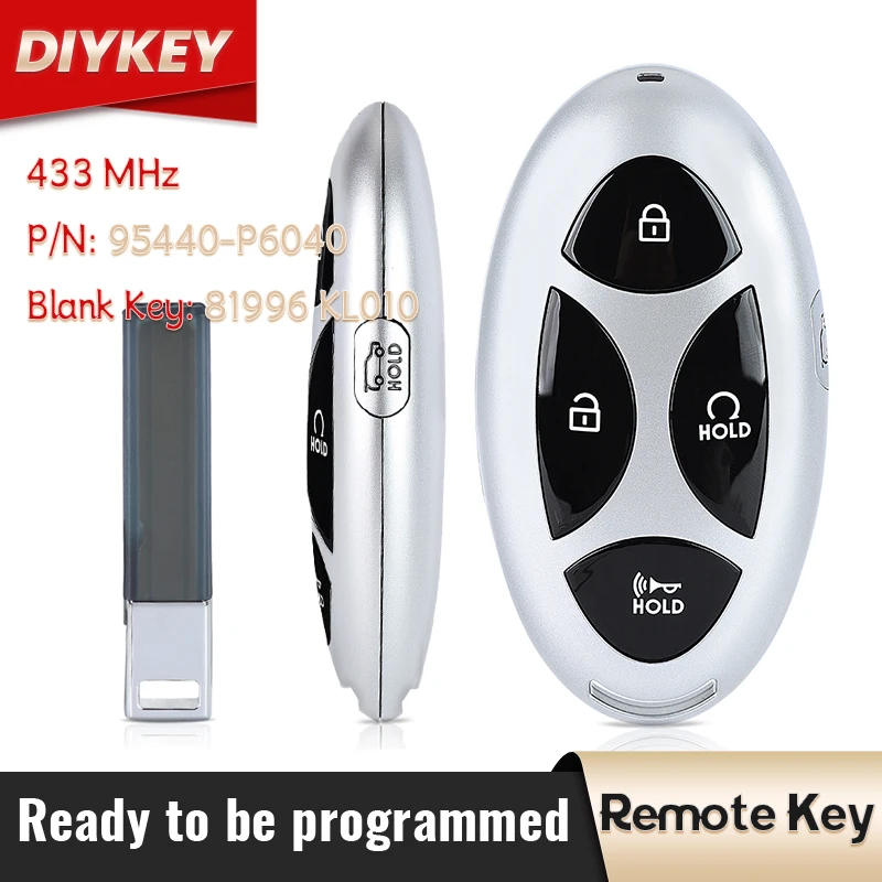 DIYKEY 95440-P6040 for Hyundai Santa Fe MX5 2023 2024 2025 Smart Key Keyless Remote Fob 433MHz 4A Chip 81996-KL010