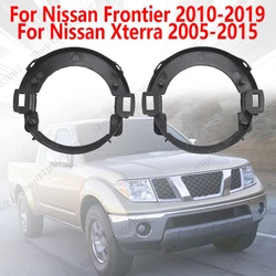 Front Bumper Fog Lamp Light Mount Bracket Frame Hood Lampshade Protection For Nissan Frontier 2010-2019 / Xterra 2005-2014 2015