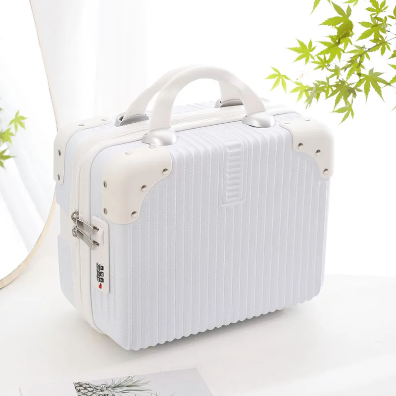 New in Carry-on Hand Suitcase  Small Cabin Travel Mini Carrier Suitcase Storage Box Makeup Cases Luggage for Women