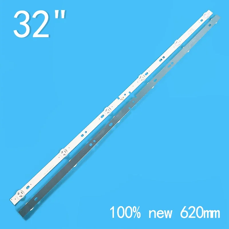 Nuovo 2 pz/lotto 620mm 6led 3V per TV 32 "RF-AE320E30-0601S-06 JL.D32061330-032BS-M_V02 YF-K02L004HMXD-0001 HK32D06-ZC22AG-20